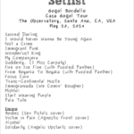 GB Setlist