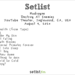 Mudvayne Setlist